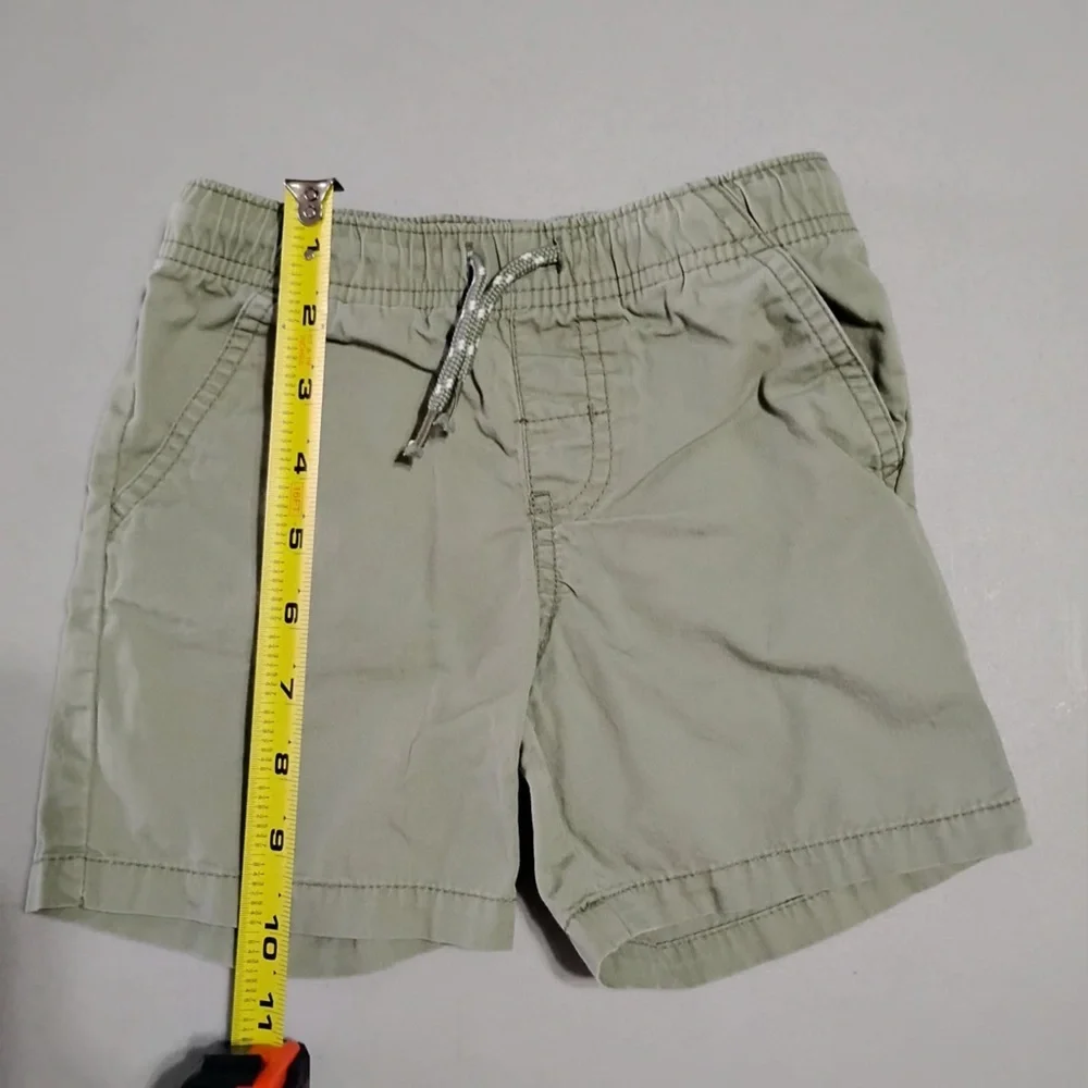 Cat & Jack Toddler Khaki Shorts Size 3T Elastic Waist Pull-On Chino Shorts